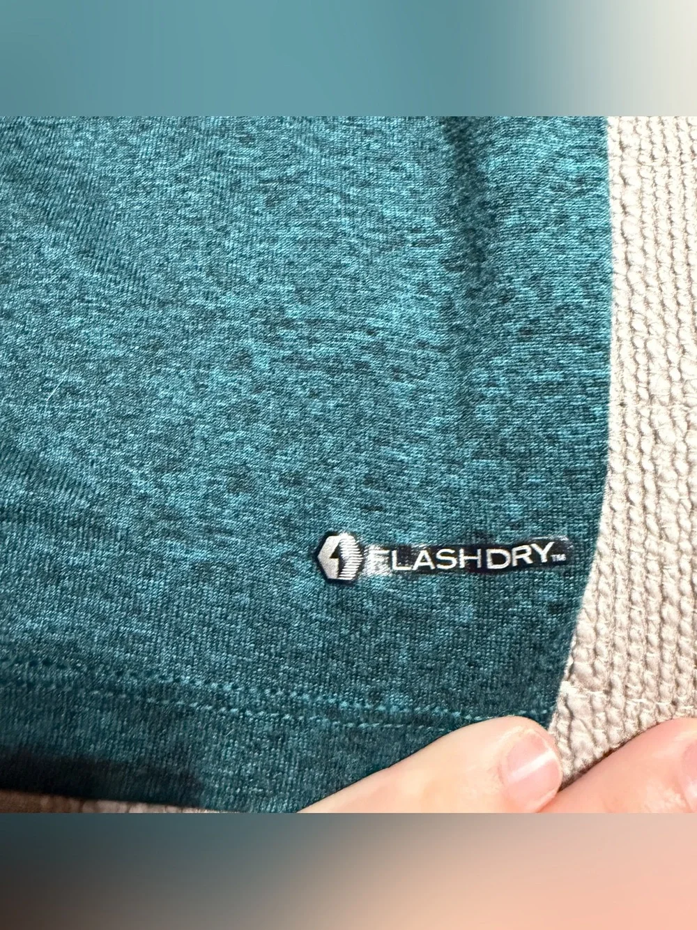 The North Face FlashDry Men's Teal Blue/Green Breathable Crew Neck Tee Size XL